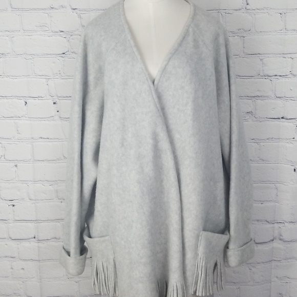 Style Studio Jackets & Blazers - Style Studio open front coat with fringed trim